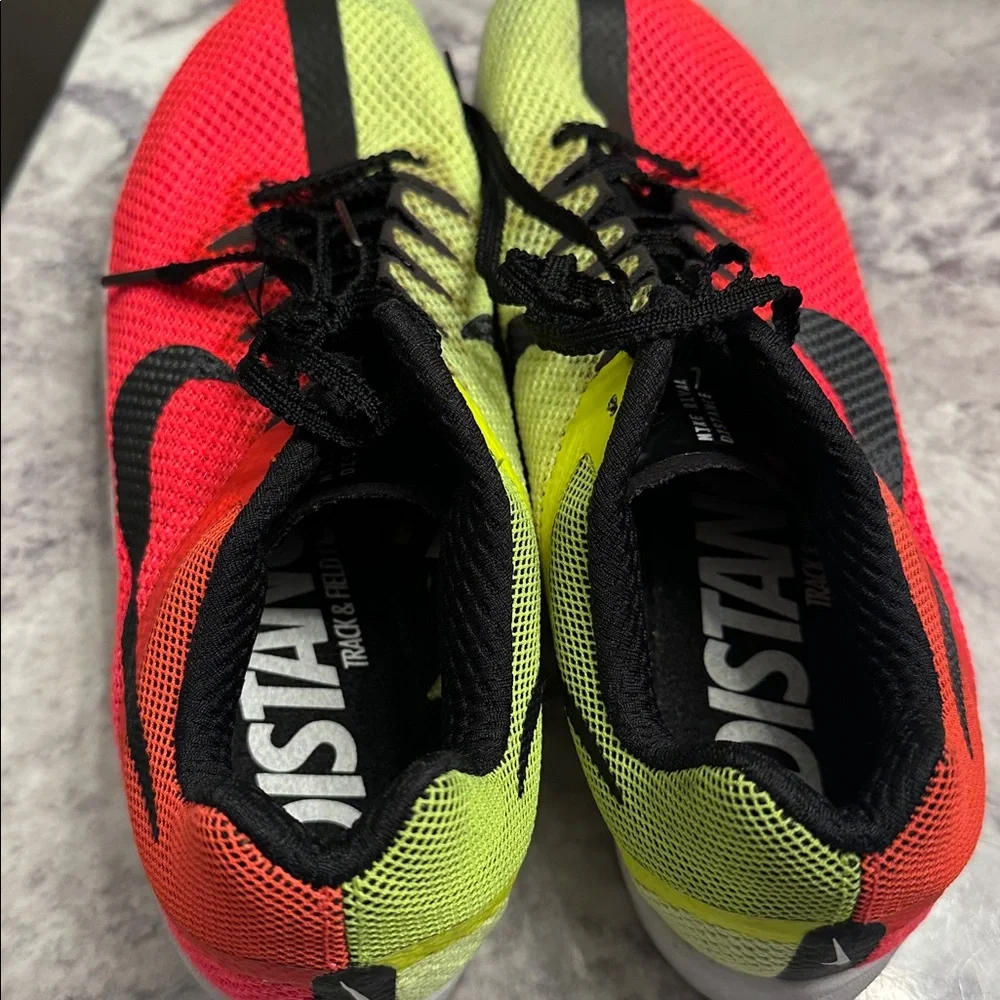 Nike Zoom Rival Distance DC8725-601 Red Volt Running Spikes 6.5